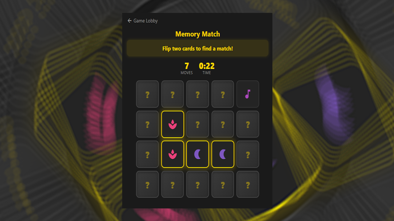 Memory Match screenshot